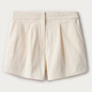 Rhone - The Trouser Short (Ivory Pinstripe)